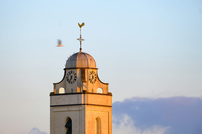 De kerktoren van Katwijk aan Zee