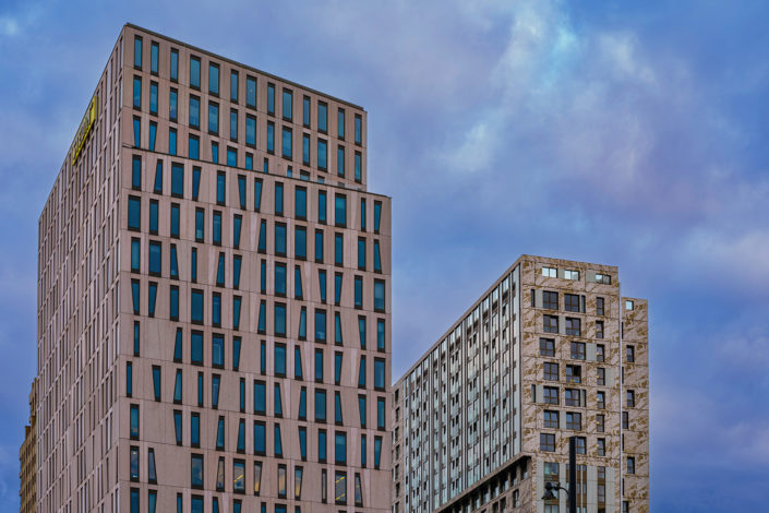 Twee gebouwen in Rotterdam